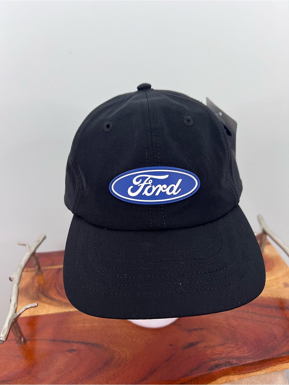 Ford Black Cap with Blue Logo - Men's Casual Hat